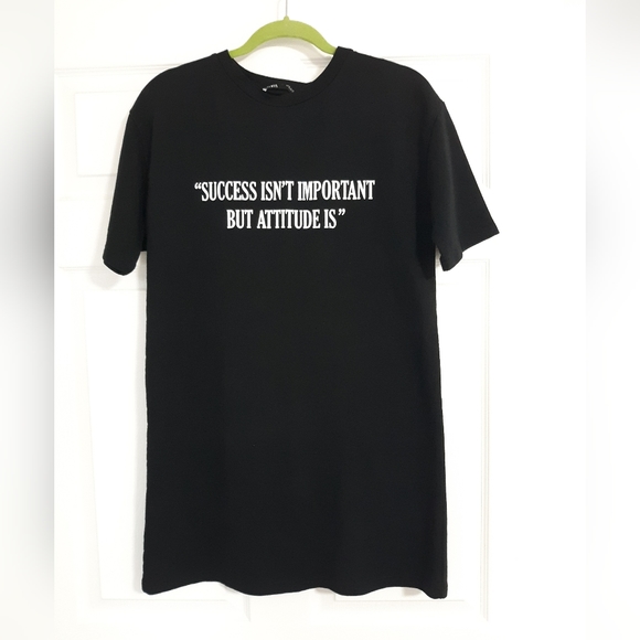 Zara Dresses & Skirts - #229Zara mini dress.Size:Small " Success isn't important but attitude is" Size:S